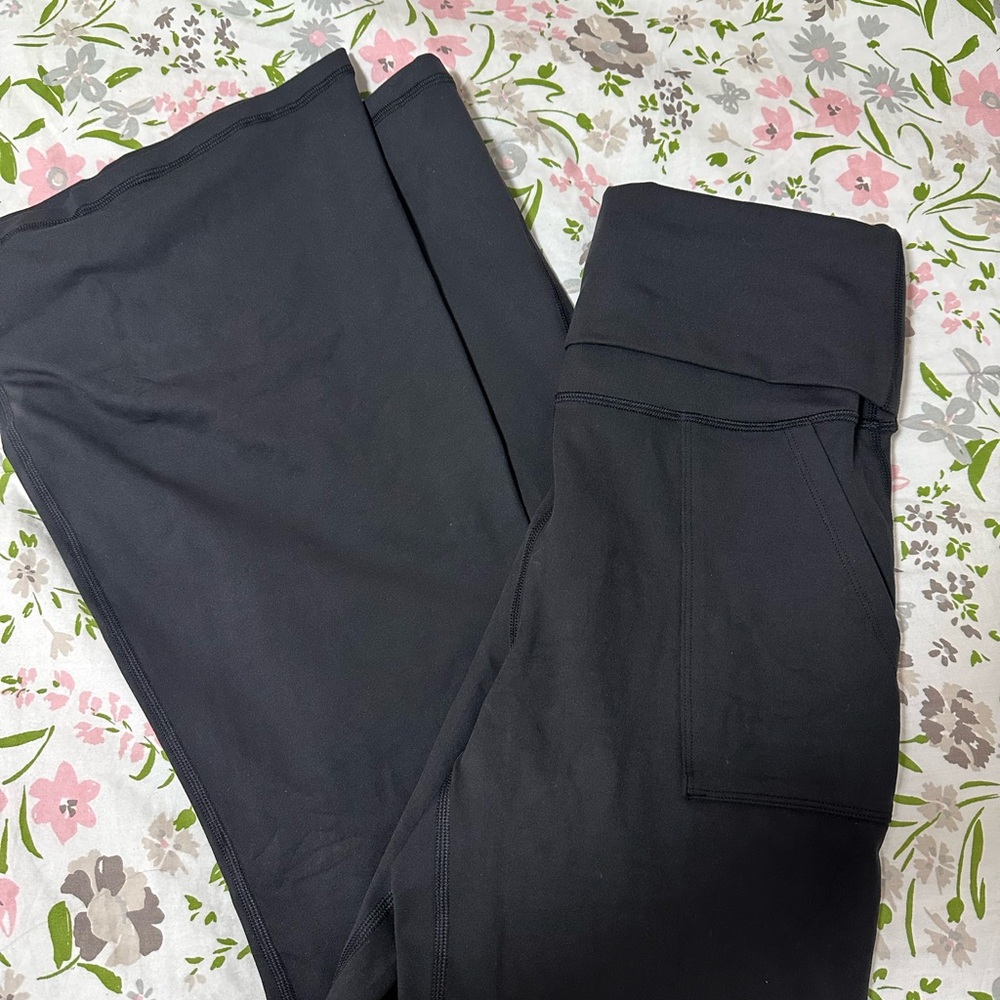 Aerie Black Petite Foldover Leggings NWT